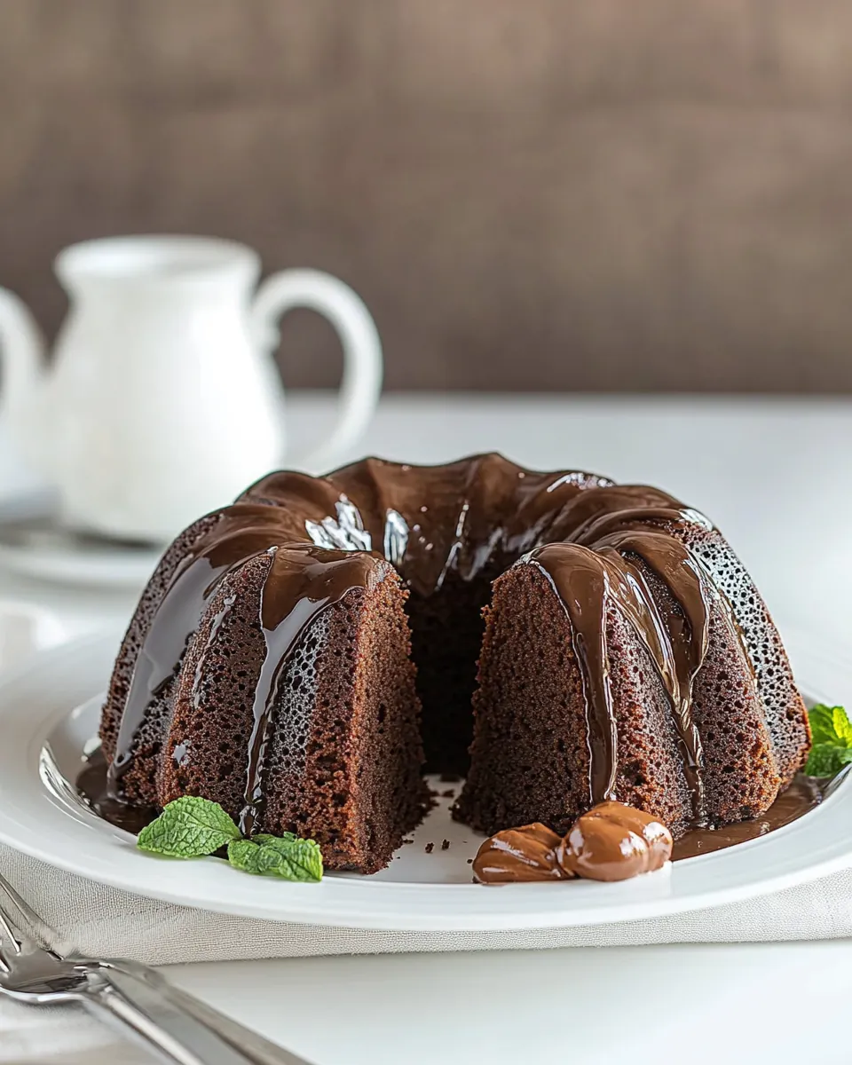 Easy Chocolate Bundt Cake
