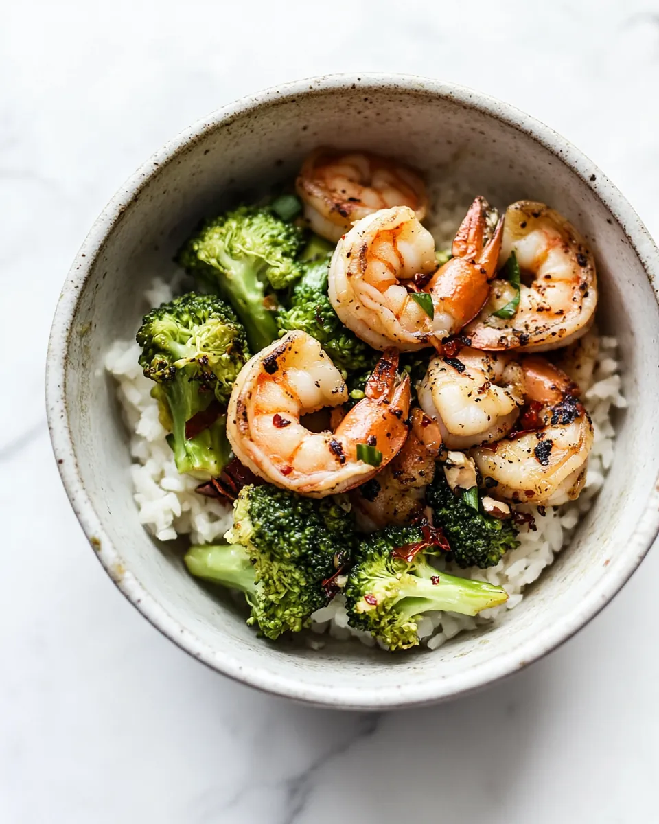 Easy Shrimp and Broccoli Bowls