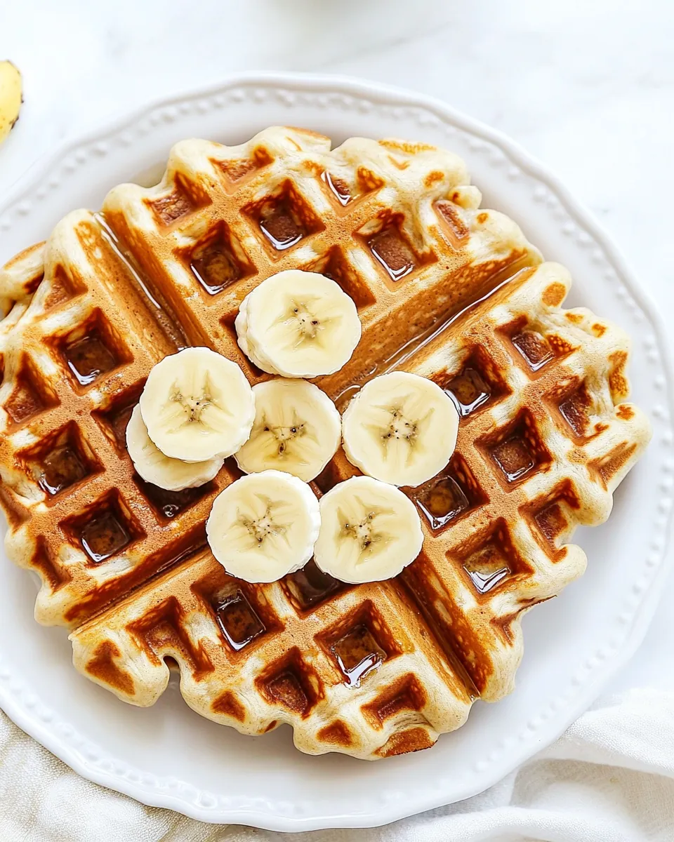 Whole Wheat Banana Waffles